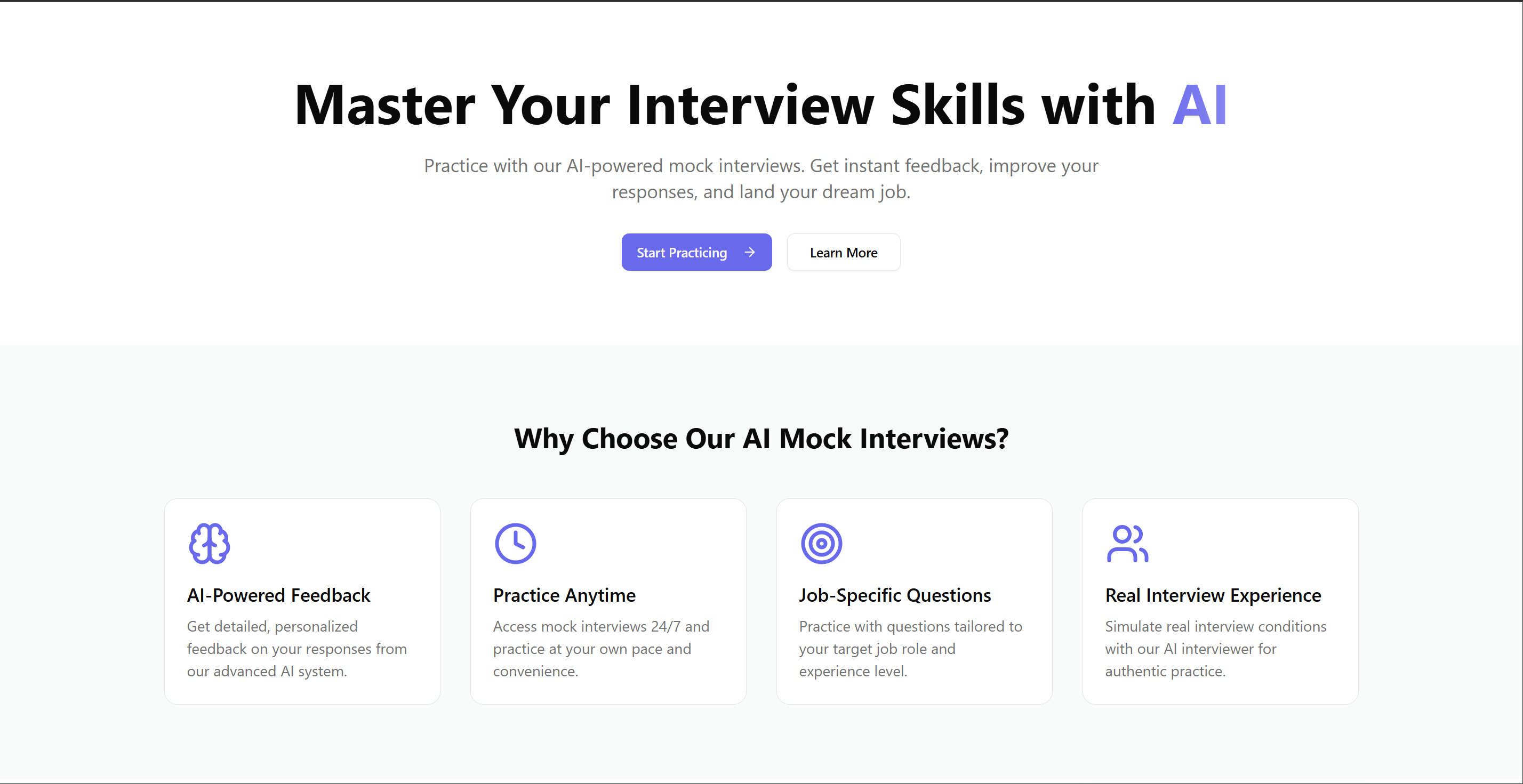 AI Mock Interview